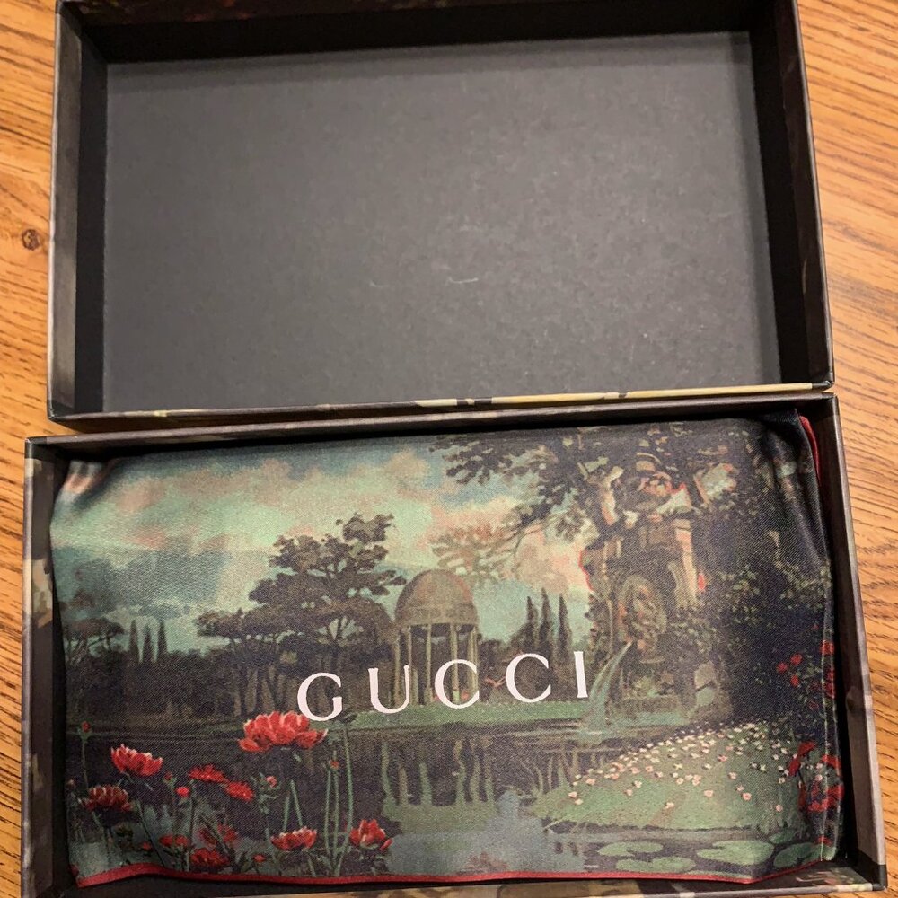 New in box Gucci Marmont long butterfly leather wallet - Picture 11 of 14